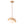 Suspension globe à 1 lumière en bois avec abat-jour en verre blanc de 27 cm pour îlot de cuisine et chambre à coucher