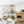 Lustre grappe Mid-Century Modern or à 4 ou 7 lumières avec abat-jour globes en verre couleur café