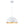 Suspension cloche industrielle 1 lumière en métal noir/blanc de 38 cm avec abat-jour en fer pour salles à manger, cuisines