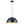 Suspension cloche industrielle 1 lumière en métal noir/blanc de 38 cm avec abat-jour en fer pour salles à manger, cuisines