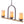 Suspension 3 lumières style industriel rustique Onyx de 25 po avec accents en similibois et cadre en fer en forme de U