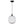 Suspension LED intégrée dimmable moderne 1 lumière de 10 watts avec abat-jour tambour pour îlot de cuisine