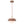 Suspension globe à 1 lumière en bois avec abat-jour en verre blanc de 27 cm pour îlot de cuisine et chambre à coucher