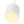 1-flammige Pendelleuchte aus goldfarbenem Eisen in halbkuppelförmigem Design mit mattweißem Metallschirm und Aushöhlungen für das Wohnzimmer