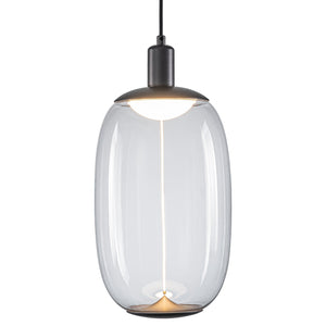 Suspension LED intégrée dimmable moderne 1 lumière de 10 watts avec abat-jour tambour pour îlot de cuisine