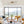 2-Light 40.55 in. Modern Black and Wood Dimmable Integrated LED Flush Mount Ceiling Light
