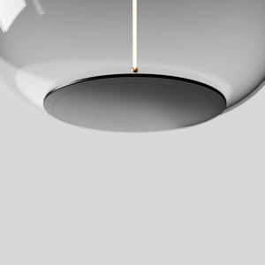 Suspension LED intégrée dimmable moderne 1 lumière de 10 watts avec abat-jour tambour pour îlot de cuisine