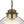 Suspension dôme en laiton pour îlot de cuisine ou salle à manger, 1 lumière, au design industriel avec abat-jour en verre transparent