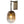 Applique murale 1 lumière en métal antique de 18 cm (7,09 po) avec abat-jour en verre ovale dégradé pour chambre, salle de bain, couloir