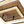 2-Light 40.55 in. Modern Black and Wood Dimmable Integrated LED Flush Mount Ceiling Light