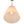 1-Light Modern Gold Bell Shaped Chandelier Hanging Light with Champagne-Colored Glass Shade for Dining Room