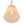 1-Light Modern Gold Bell Shaped Chandelier Hanging Light with Champagne-Colored Glass Shade for Dining Room