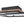 2-Light 40.55 in. Modern Black and Wood Dimmable Integrated LED Flush Mount Ceiling Light
