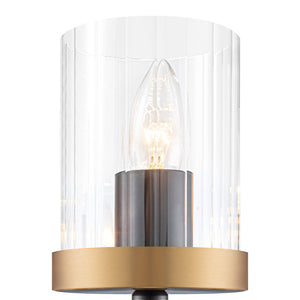 Lustre suspendu 16 lumières de luxe moderne en fer noir et or de 89,5 cm avec abat-jour en verre pour salon, salle à manger