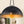 Suspension lustre dôme industriel vintage 3 lumières 40 cm en métal avec abat-jour en fer pour cuisine, salle à manger