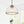 Suspension dôme en laiton pour îlot de cuisine ou salle à manger, 1 lumière, au design industriel avec abat-jour en verre transparent