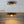 Plafonnier encastré à DEL à intensité variable noir industriel moderne à 1 lumière de 22,8 po avec abat-jour en dôme métallique