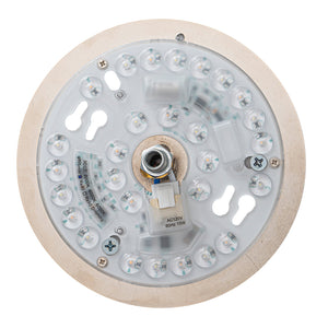 7.48 Zoll. Moderne Messing runde dimmbare integrierte LED-Wandleuchte Klarglas Badezimmer Waschtischleuchte