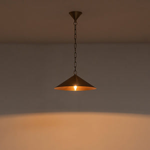 14,76 Zoll, 60-Watt, 1-flammige Vintage-Hängeleuchte in Bronze mit konischem Eisenschirm für Küche und Esszimmer