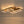 3-Light 26.77 in. Modern Black and Wood Dimmable Integrated LED Flush Mount Ceiling Light