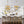 Lustre grappe Mid-Century Modern or à 4 ou 7 lumières avec abat-jour globes en verre couleur café