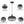 Suspension LED intégrée dimmable moderne 1 lumière de 10 watts avec abat-jour tambour pour îlot de cuisine