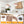 Suspension globe à 1 lumière en bois avec abat-jour en verre blanc de 27 cm pour îlot de cuisine et chambre à coucher