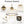 Suspension dôme en laiton pour îlot de cuisine ou salle à manger, 1 lumière, au design industriel avec abat-jour en verre transparent