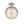 Plafonnier rond encastré 1 lumière, 10 po, chrome, style de transition, avec abat-jour globe en verre craquelé pour couloir