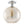 Plafonnier rond encastré 1 lumière, 10 po, chrome, style de transition, avec abat-jour globe en verre craquelé pour couloir